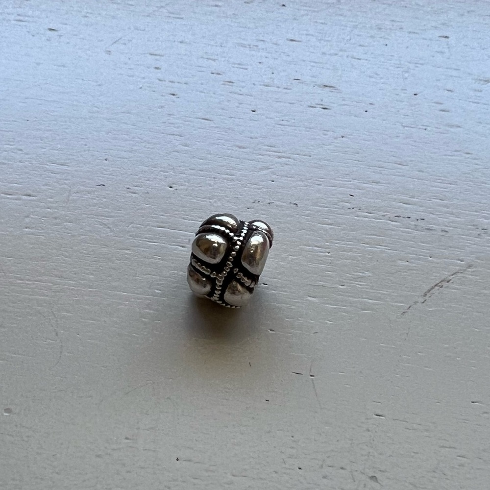 Pandora sterling silver journey bead charm